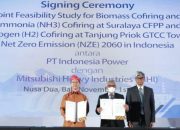 Percepat Transisi Energi, PLN Gandeng Mitsubishi Uji Coba Co-firing Amonia dan Hidrogen pada Pembangkit Listrik
