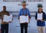 Bursa Efek Indonesia Resmikan Galeri Investasi BEI di Kampung Yoboi