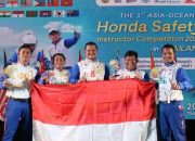 Instruktur AHM Ukir Prestasi di Kompetisi Safety Riding Asia & Oceania