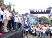 Berlangsung Meriah, Sinergi PLN dengan Stakeholders Sukseskan Jalan Sehat HUT ke-25 BUMN