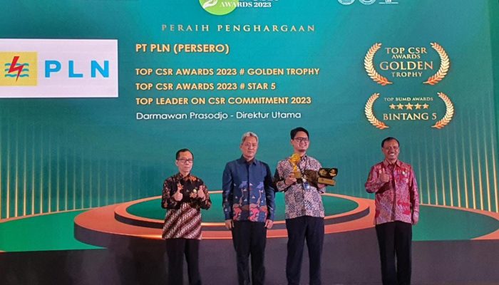 Boyong 39 Penghargaan TOP CSR Awards 2023, TJSL PLN Berhasil Berikan Manfaat Besar dan Berkelanjutan bagi Masyarakat