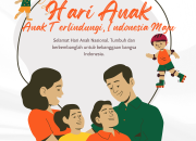 Anak Terlindungi, Indonesia Maju: Tema Hari Anak Nasional 2023