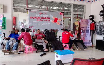 Astra Motor Papua Gelar Aksi Donor Darah dengan PMI Manokwari