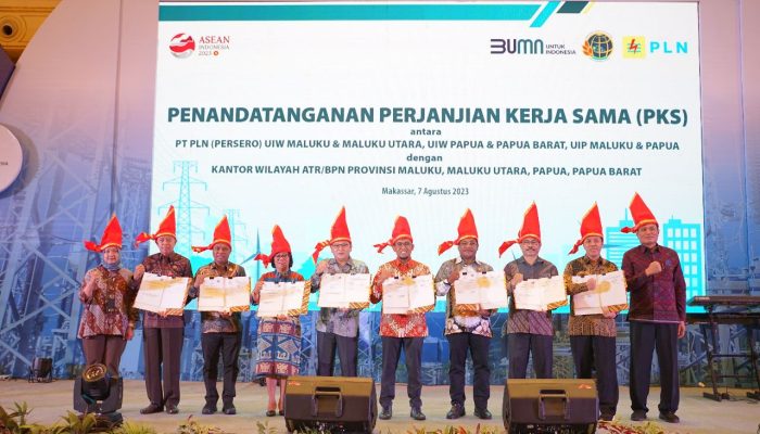 Targetkan Sertifikasi Aset Tanah Negara Rampung 2024, PLN Gandeng BPN se-Maluku dan Papua