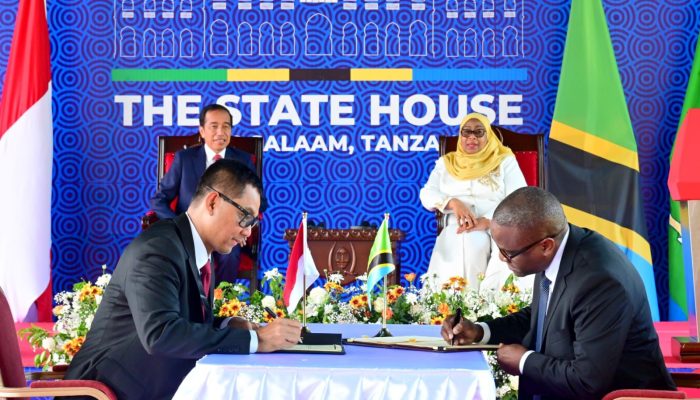 Disaksikan Presiden Jokowi, PLN Teken Kerjasama dengan TANESCO, Kembangkan Ekosistem Ketenagalistrikan di Tanzania