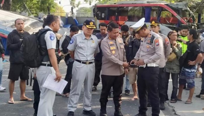 Jasa Raharja Jamin Seluruh Korban Tabrakan Bus Sugeng Rahayu Vs Eka Cepat di Ngawi