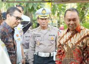 Direktur Utama Jasa Raharja Pantau Operasi Zebra Gabungan di Taman Bungkul