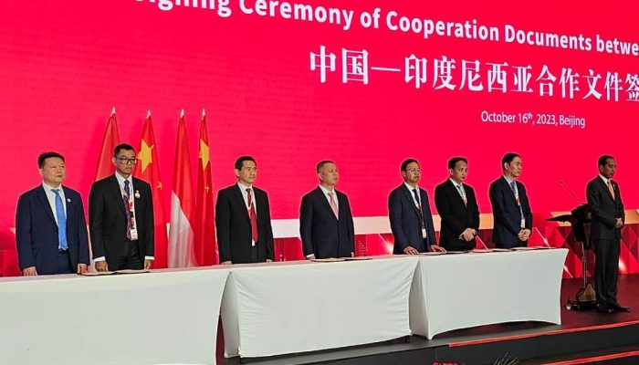 Presiden Jokowi Saksikan Kesepakatan Kerja Sama PLN dengan 9 Perusahaan di ICBF China 2023