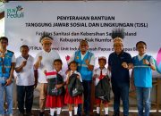 Dukung Pengembangan Wisata Papua, PLN Salurkan Bantuan Sanitasi Fasum di Pulau Sapomi
