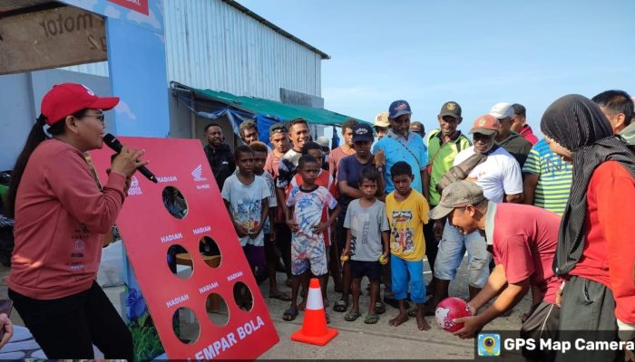 Roadshow Honda Pangaruh Area Sorong Hadirkan Berbagai Kemeriahan