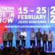 Pembukaan The 31th Indonesia International Motor Show (IIMS) 2024 oleh Presiden Republik Indonesia, Joko Widodo (keempat dari kiri) yang didampingi oleh Menteri Koordinator Perekonomian Airlangga Hartanto (keempat dari kanan), Menteri Perindustrian, Agus Gumiwang Kartasasmita (ketiga dari kanan), Menteri Investasi, Bahlil Lahadalia (kedua dari kanan), Menteri Perdagangan, Zulkifli Hasan (paling kanan), Pj Gubernur DKI Jakarta, Heru Budi Hartono (kedua dari kiri), CEO Kompas Gramedia Group, Lilik Oetama (ketiga dari kiri), dan Dirut PT Dyandra Promosindo, Daswar Marpaung (paling kiri). ( Foto : Istimewa )