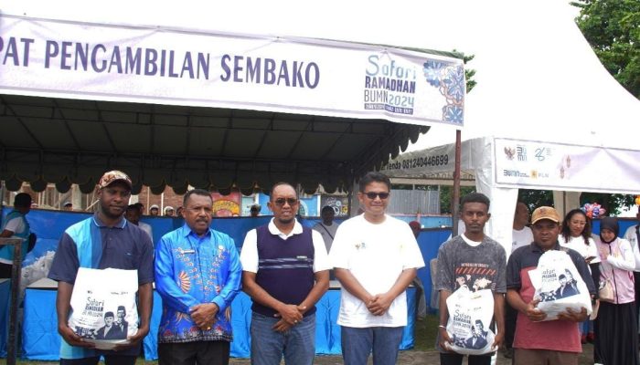 Safari Ramadan BUMN, PLN Siapkan 1.000 Paket Sembako Murah untuk Masyarakat Nabire