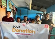 Astra Motor Papua Berbagi Buku Bekas Layak Baca ke Panti Asuhan