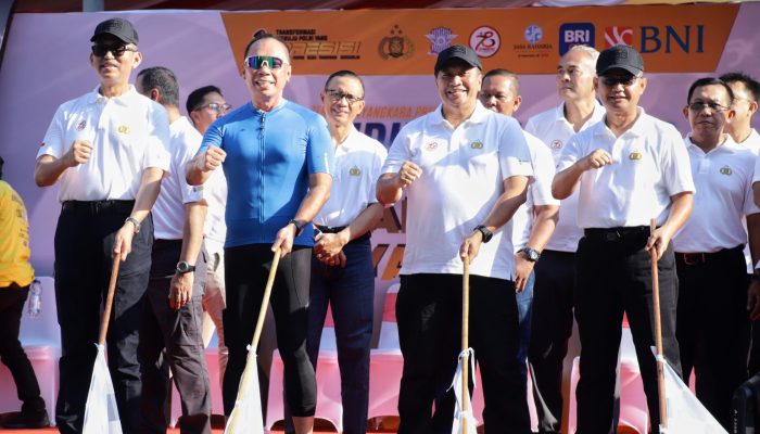 Flag Off Zebra Bhayangkara Presisi Sudirman Loop 2024, Dirut Jasa Raharja Ungkap Jakarta Tempat yang Baik untuk Olahraga Sepeda