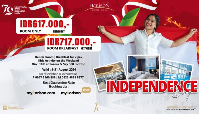 Spesial Bulan Kemerdekaan, Horison Ultima Entrop Hadirkan Promo Kamar dan Makanan