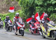 Puluhan Bikers PCX Rayakan Kemerdekaan Indonesia Lewat Convoy Merdeka