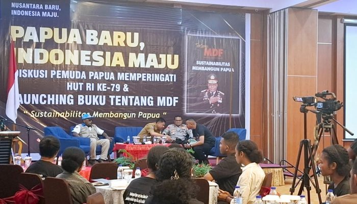 Launching Buku Mathius Derek Fakhiri “Sustainabilitas Membangun Papua”