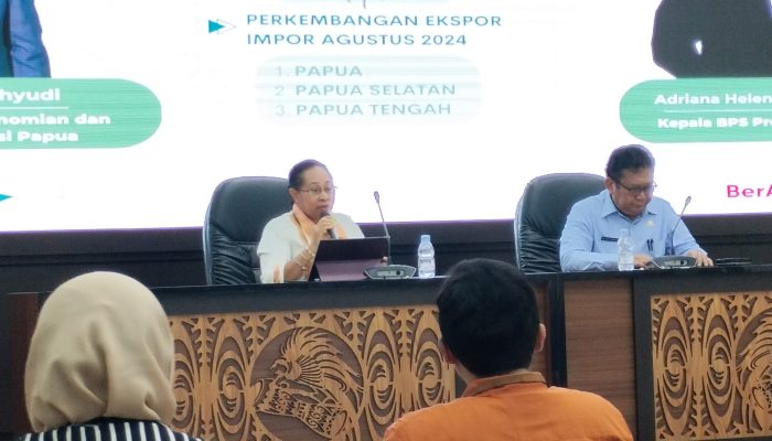 Ekspor Papua Pada Agustus 2024  Naik 274,56 Persen