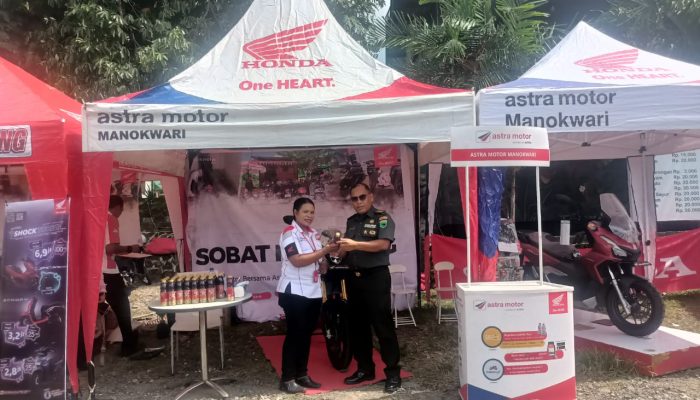Jalin Kerjasama dengan TNI, Astra Motor Gelar Kegiatan di Kodam XVIII Kasuari