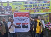 Resmikan Posko Relawan RHP, Mari-Yo Promosikan Kartu Mace Kasih Jalan