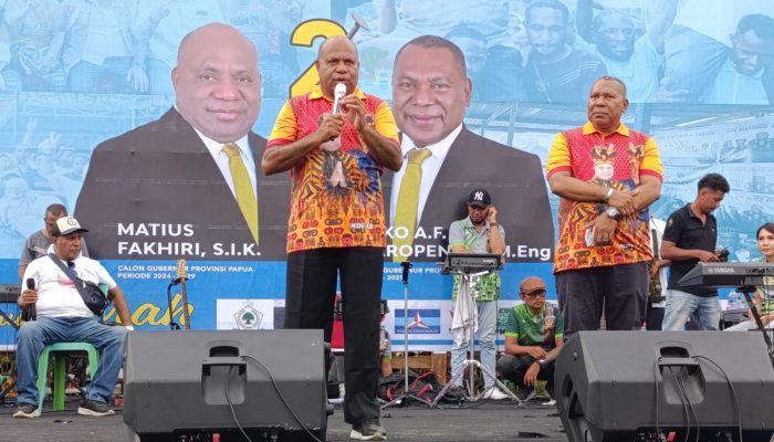Kampanye Terbatas di Supiori dan Biak, Mari-Yo Siap Perjuangkan Anak Papua jadi ASN