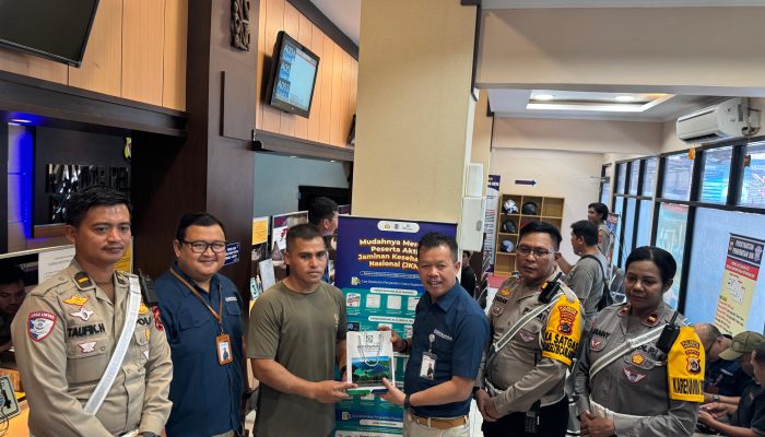 BPJS Kesehatan dan Polda Papua Gelar Launching Uji Coba 1 November di Satpas SIM Polresta Jayapura Kota, Saatnya Pemohon SIM Terlindungi JKN