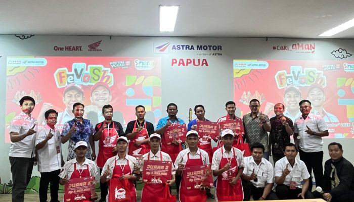 Astra Motor Papua Kembali Gelar Regional Technical Skill Contest Student & Teacher 2025 bagi SMK Binaan Honda di Papua