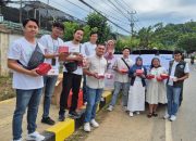 Dalam Rangka Bulan Suci Ramadhan, Karyawan BPJS Ketenagakerjaan Papua Berbagi Takjil Berbuka