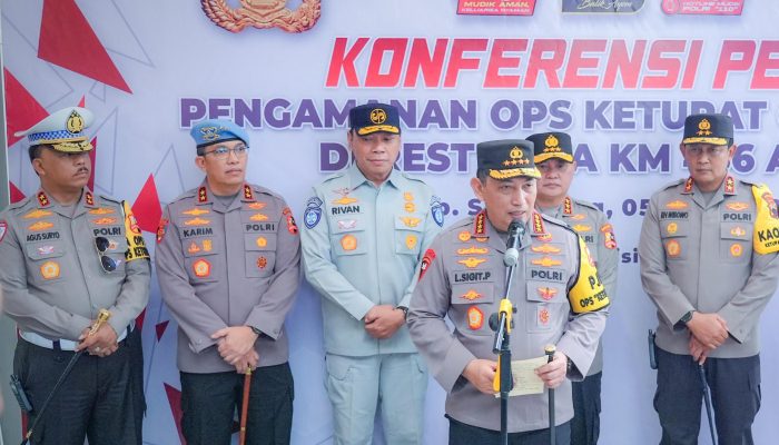 Dirut PT Jasa Raharja Dampingi Kapolri Meninjau Rest Area KM 456A dan Stasiun Tawang, Pastikan Arus Balik Aman dan Berkeselamatan