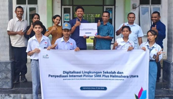 Wujudkan Pendidikan Inklusif dan Setara, PLN UIP MPA Hadirkan Internet Pintar dan Digitalisasi Sekolah di SMK Plus Halmahera Utara