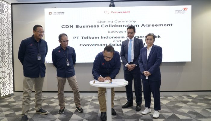 Kolaborasi Telkom dan Conversant Hadirkan Solusi Distribusi Konten Digital Cepat dan Aman