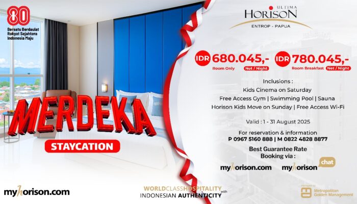 Horison Ultima Entrop Hadirkan Promo Kamar Spesial “Merdeka Staycation” di Agustus 2025