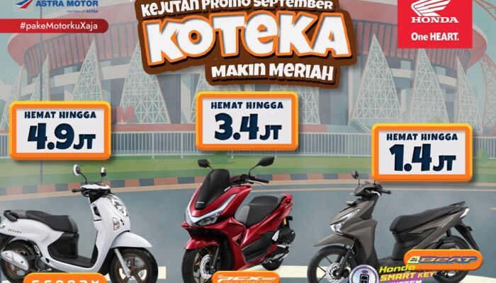 Belanja Motor Honda Lebih Untung, Cek Promo Koteka Astra Motor Papua September Ini