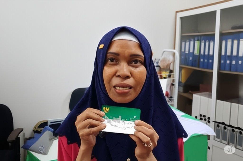 Lina Hamudin (44), warga Jayapura peserta BPJS Kesehatan ( Foto : Istimewa )