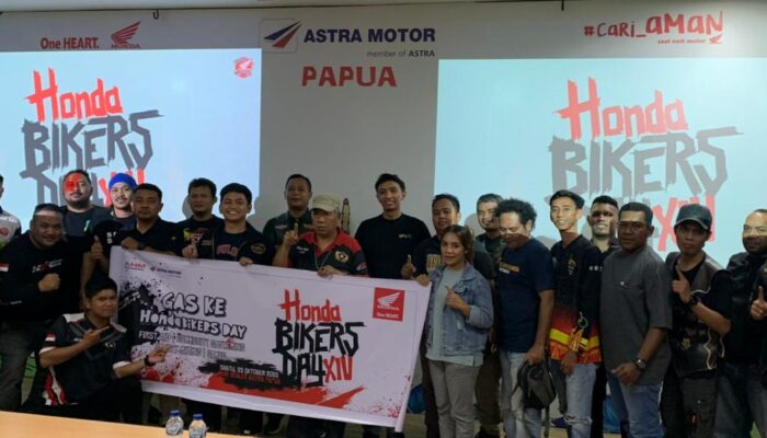 Bikers Honda Jayapura Siap Ramaikan Honda Bikers Day XIV