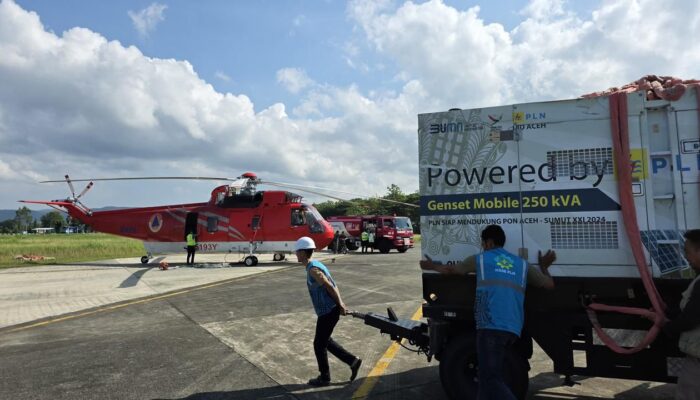 Pulihkan Objek Vital, PLN Terbangkan Genset untuk Listriki RSUD Datu Beru Takengon