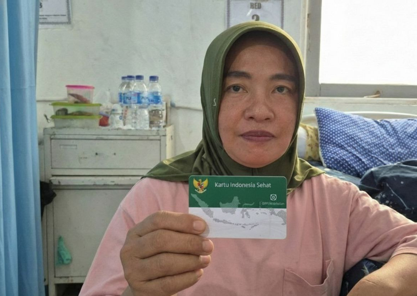 Masnia, seorang ibu rumah tangga di Hamadi, Jayapura ( Foto : Istimewa )