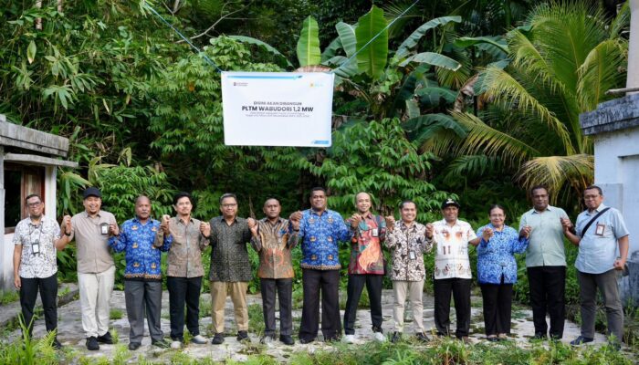 Perkuat Sinergi Energi Bersih di Tanah Papua,PLN UIP MPA Dorong Percepatan Pembangunan PLTM Wabudori 1,2 MW di Supiori