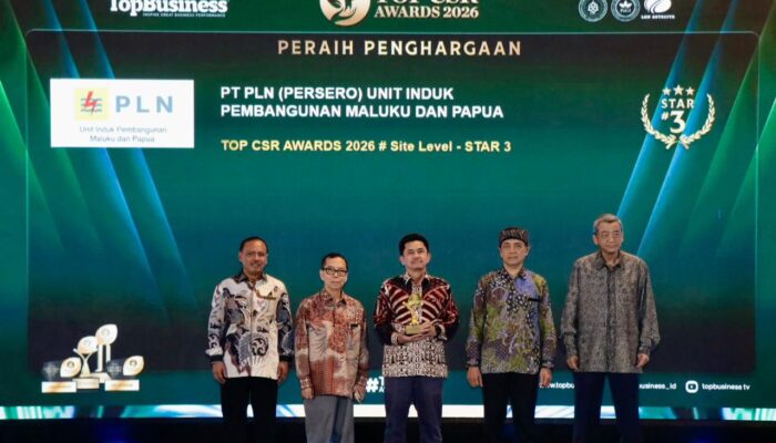Dorong Ketahanan Pangan Papua, PLN UIP MPA Raih Penghargaan Top CSR Awards 2026