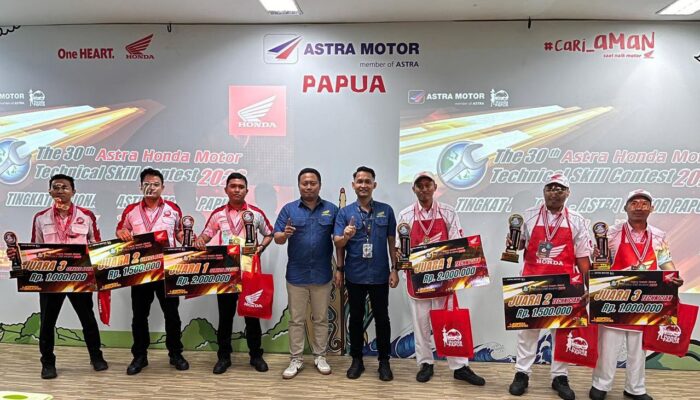 Astra Motor Papua Umumkan Juara Technical Skill Contest 2026 Tingkat Regional