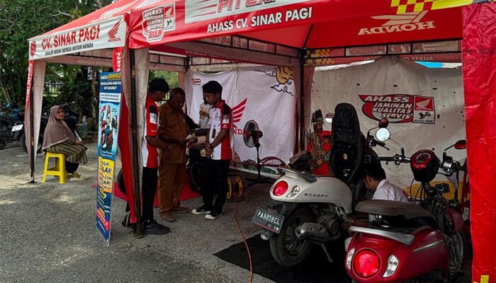 Honda Hadirkan Roadshow dan Layanan Servis Murah di Dinas Pendidikan Biak