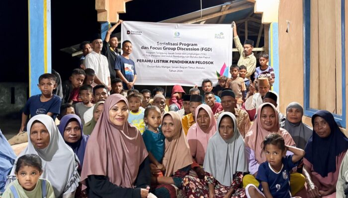 PLN UIP MPA Dorong Pendidikan dan Energi Bersih Lewat Program Perahu Listrik di Ujung Pulau Seram