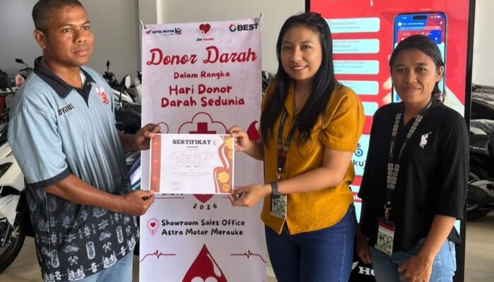 PMI Merauke Apresiasi Astra Motor Papua untuk Dukungan Stok Darah