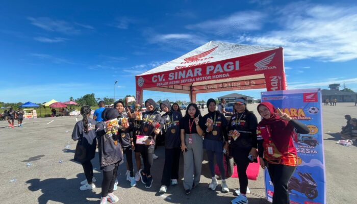 Honda Ramaikan Event 5K Run POLDA di Nabire