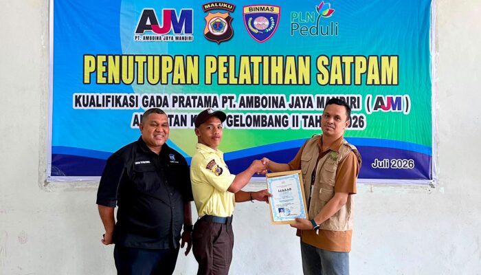 Perkuat Daya Saing SDM Lokal, PLN UIP MPA Cetak 15 Pemuda Teluk Elpaputih Menjadi Satpam Bersertifikat