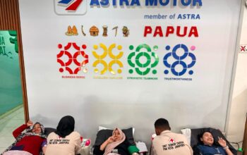 Semangat HUT ke-56, Astra Motor Papua Gelar Aksi Donor Darah