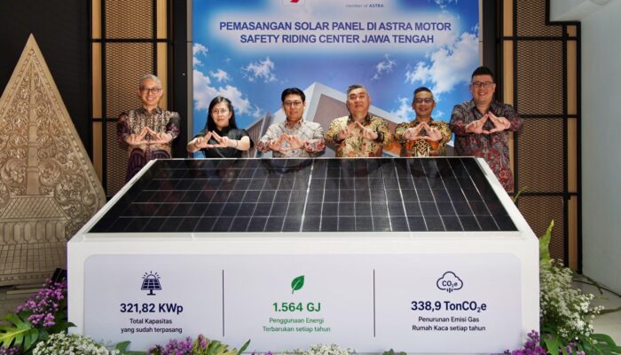 HUT ke-56, Astra Motor Papua Perkuat Pemanfaatan Energi Bersih Melalui Solar PV Safety Riding Center Jateng