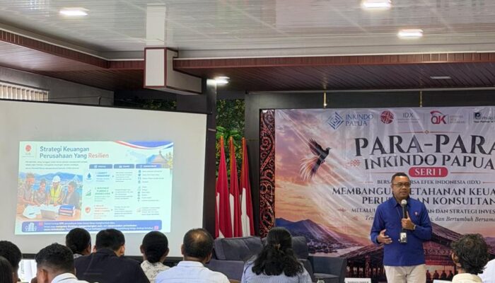 BEI dan INKINDO Papua Edukasi 100 Konsultan Keuangan dan Investasi